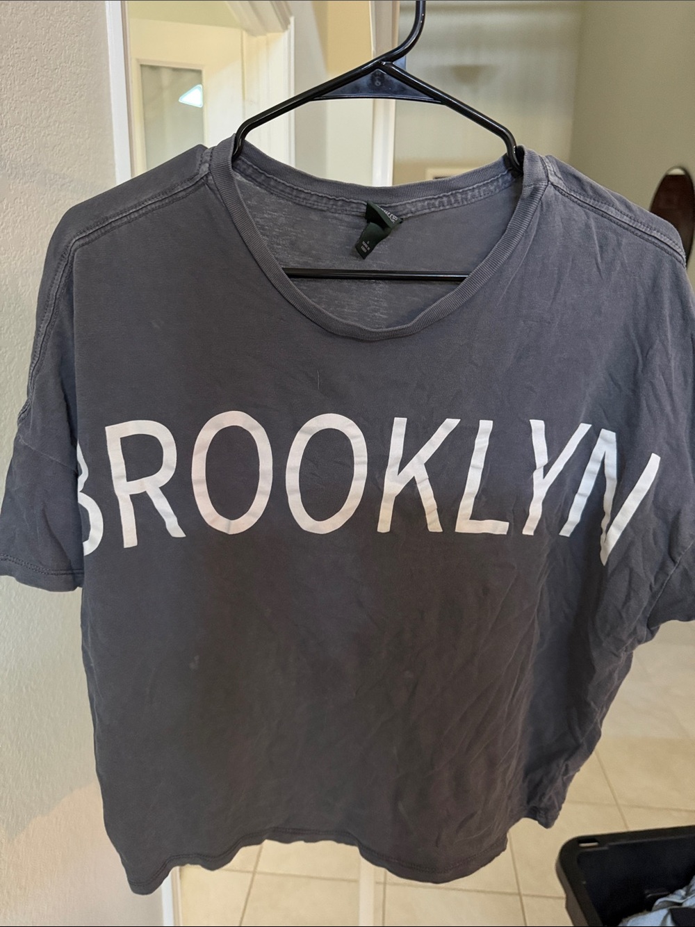 wild fable Charcoal Gray "BROOKLYN" Short Sleeve Tee